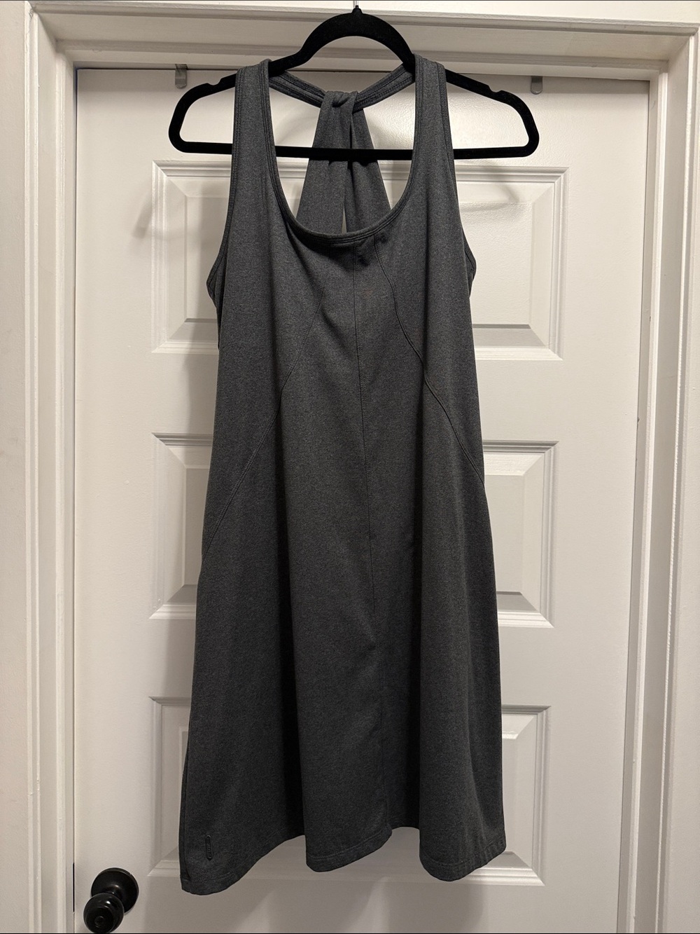 Lolé Charcoal Gray Sleeveless A-Line Dress